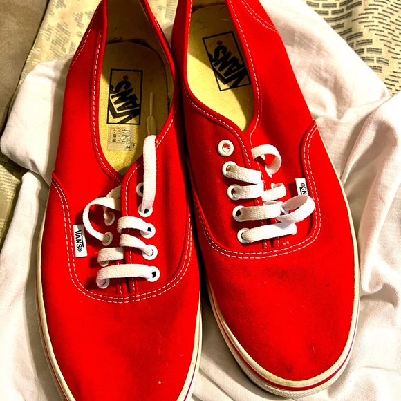 Vans Other - Mens size 11 red vans